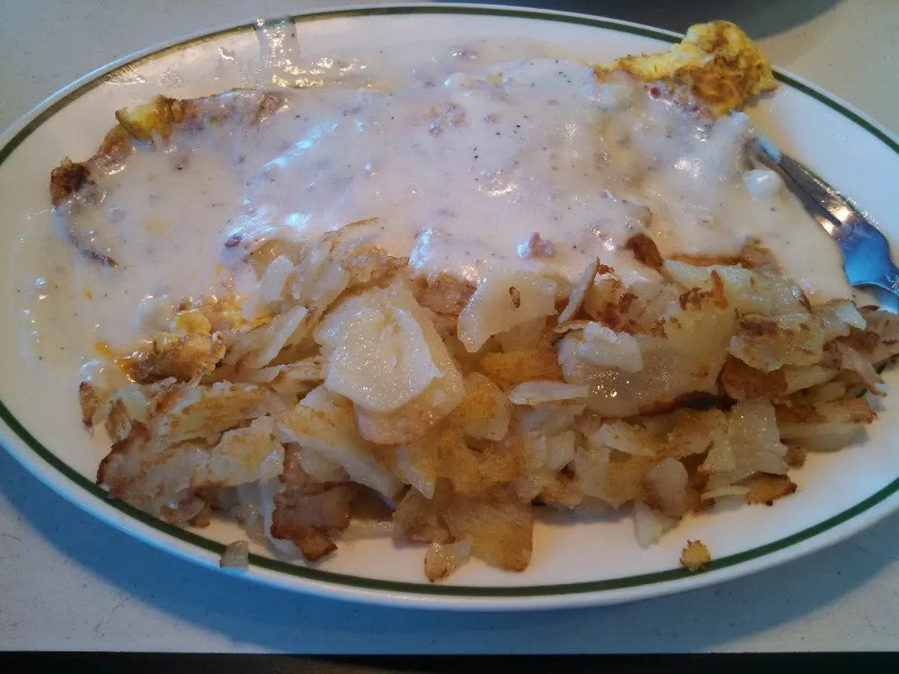 Western Omelette with American Fries